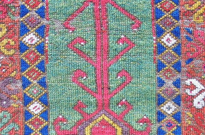 Konya prayer rug fragment