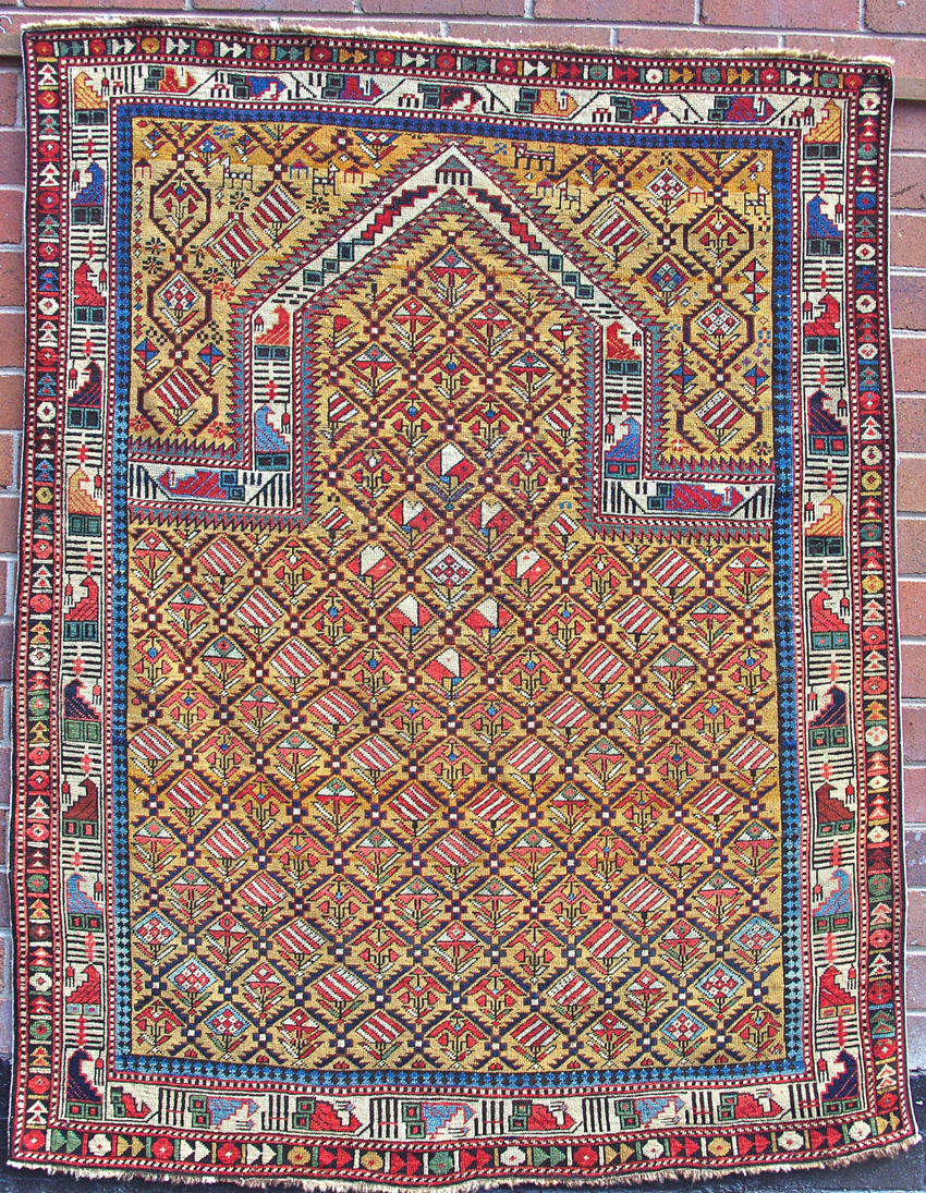 Shirvan Marasali prayer rug 160 x 124cm
