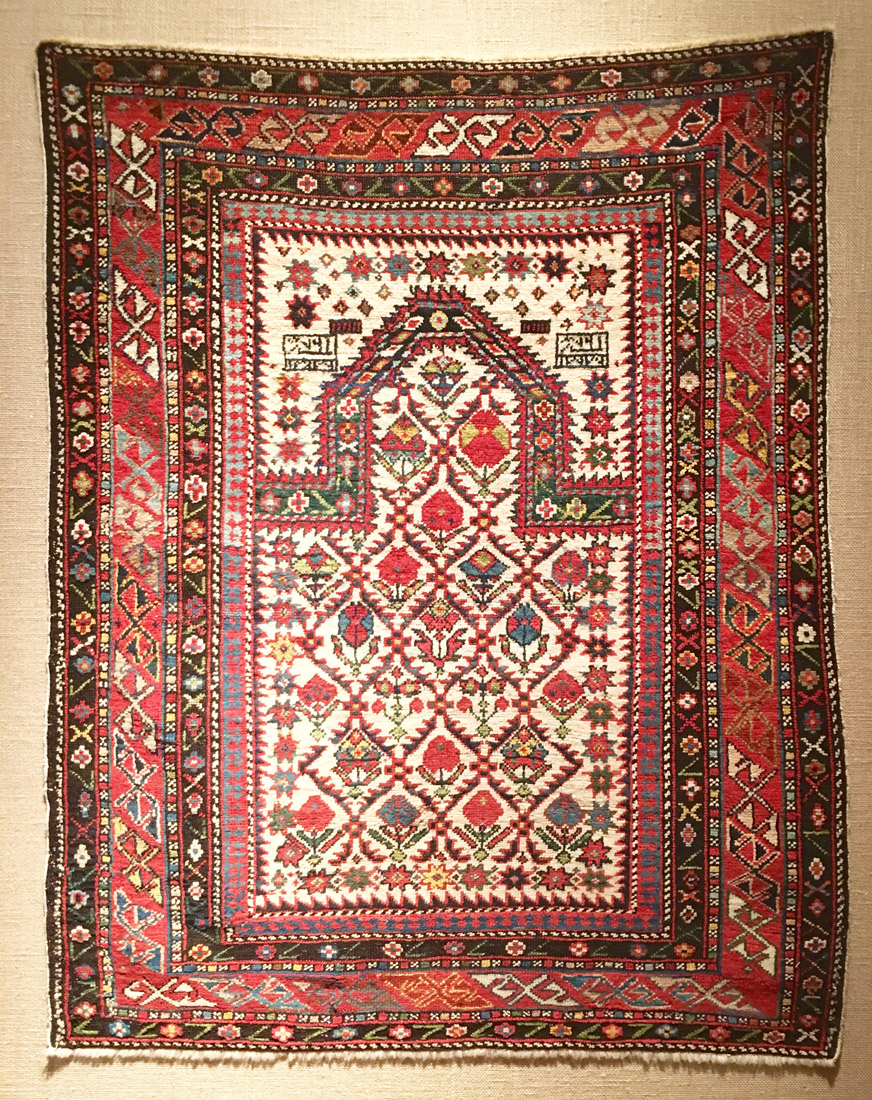 Shirvan prayer rug 125 x 102 cm