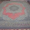 Tabriz room size antique carpet from northern Persia
